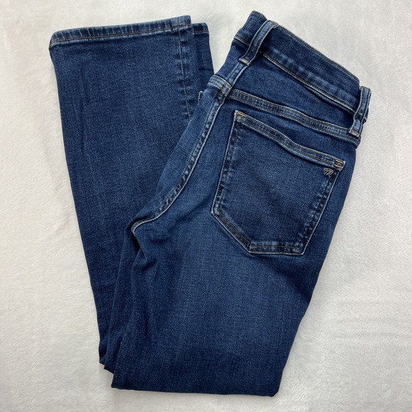 Madewell Denim - Madewell Mid-Rise Kick Out Jeans Womens Petite 25 Denim Casual